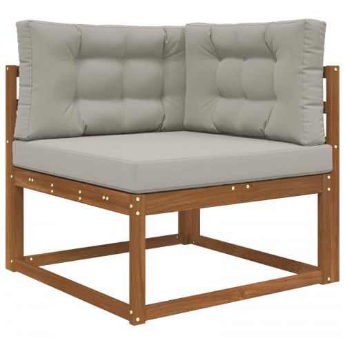 Udendørs Sofa Pude 3 stk Grå Polyester