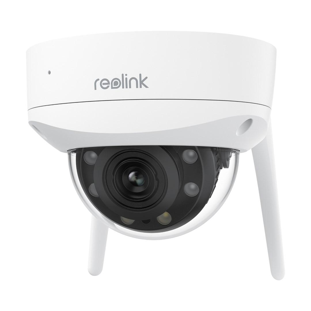 Reolink W437 4K Ultra HD dome-overvågningskamera, 8 MP, 2,7–13,5 mm, 5× optisk zoom, IK10, IP67, H.265, microSD op til 256 GB billede