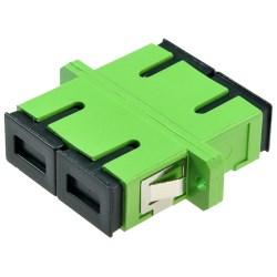Alantec FOA-SCA-SMD fiberoptisk adapter SC/APC - duplex, grøn/sort billede