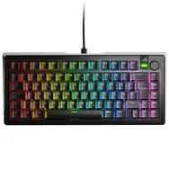 GLORIOUS GMMK 3 Pro 75 % custom gaming‑tastatur – Pre‑Built, ISO (DE), Fox switches, sort