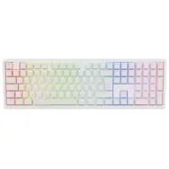 Ducky Zero 6108 Pure White trådløst gaming-tastatur - MX2A Speed Silver (US)