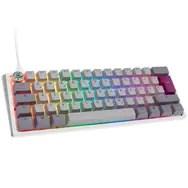 Ducky One 3 Mist Grey Mini gamingtastatur, RGB – MX Silent Red