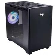 IN WIN A3 mini-tower pc-kabinet med hærdet glas – sort billede