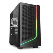 Sharkoon J1000 ARGB mATX – PC kabinet med RGB-lys
