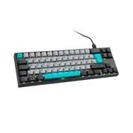 Ducky Miya Pro Moonlight TKL gamingtastatur - MX Brown, hvid LED, mørkegrå billede