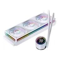 Jonsbo TH-360 AiO vandkøler, ARGB med segmentdisplay – 360 mm, hvid