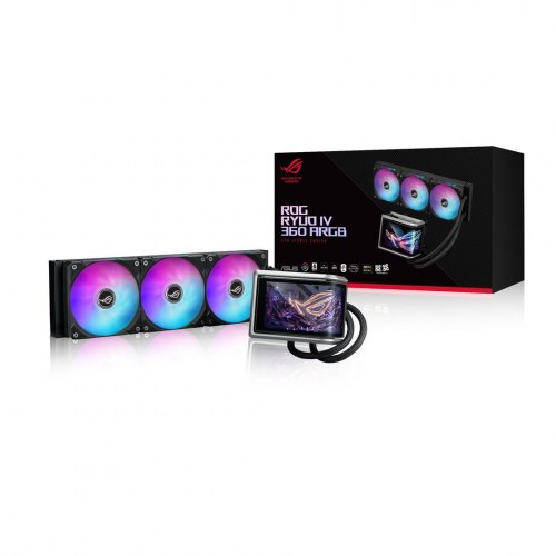 ASUS ROG Ryuo IV 360 ARGB – alt-i-én vandkøler 120 mm (sort)