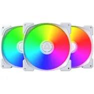 Montech HP140 ARGB PWM 140 mm blæsere - hvid (3-pak)