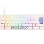 Ducky One 2 Pro Mini White Edition gamingtastatur – RGB LED, Cherry Silver