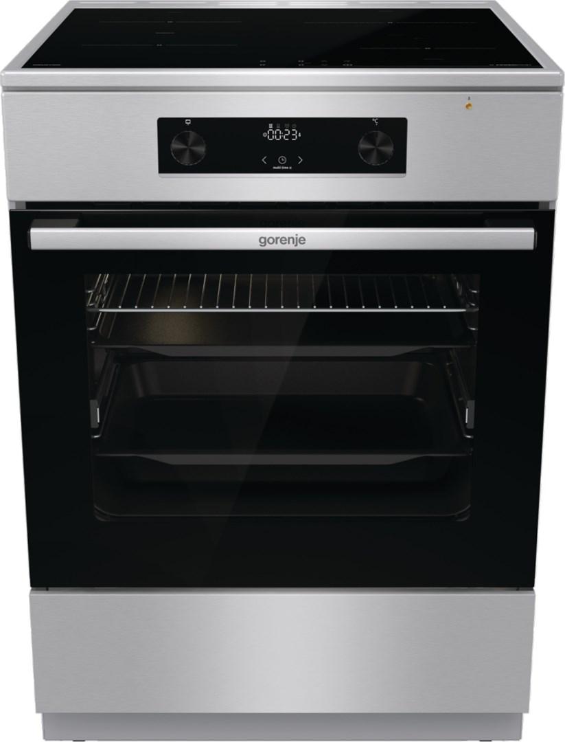 Gorenje GEIT6C60XPG fritstående komfur - induktionskogeplade, 60 cm, 71 l