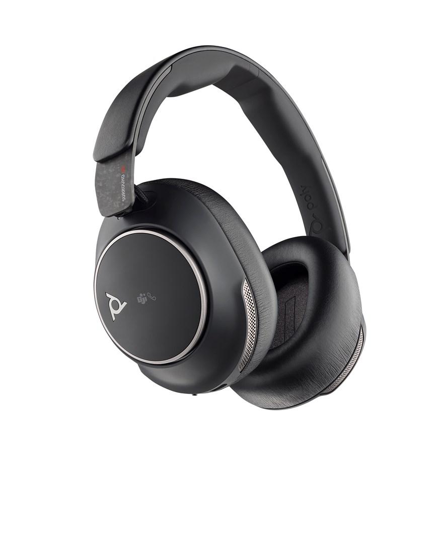 Poly Voyager Surround 80 UC – Microsoft Teams-certificeret USB-C headset med USB-C/A-adapter billede