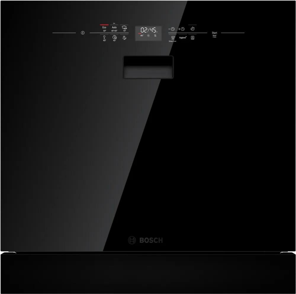 Bosch Serie 6 SCX6ITB00E opvaskemaskine – semifritstående, 8 kuverter, 60 cm, sort