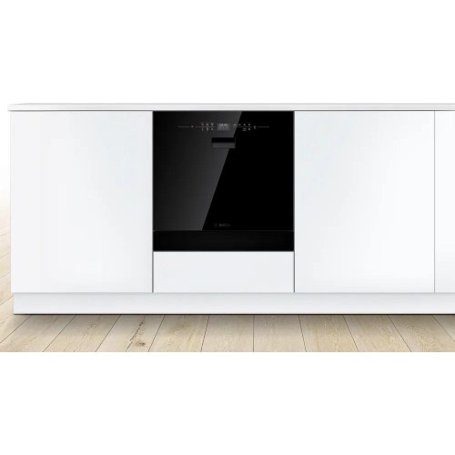 Bosch Serie 6 SCX6ITB00E opvaskemaskine – semifritstående, 8 kuverter, 60 cm, sort