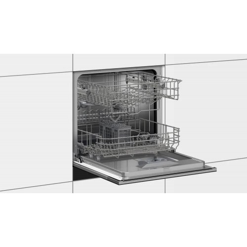 Bosch Serie 6 SCX6ITB00E opvaskemaskine – semifritstående, 8 kuverter, 60 cm, sort
