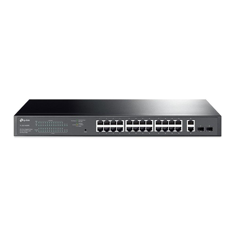 TP-Link TL-SG1428PE – 28-port Gigabit Easy Smart switch med 24x PoE+