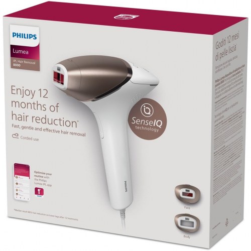 Philips Lumea IPL 8000 Series BRI945/00 - hårfjerner med SenseIQ