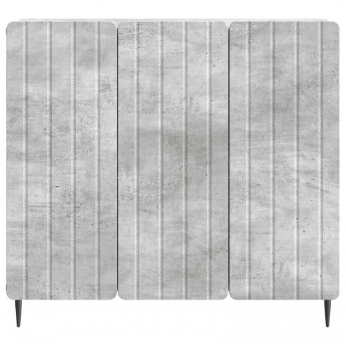 Sidebord Betongrå 89 x 34,5 x 82 cm Konstrueret træ