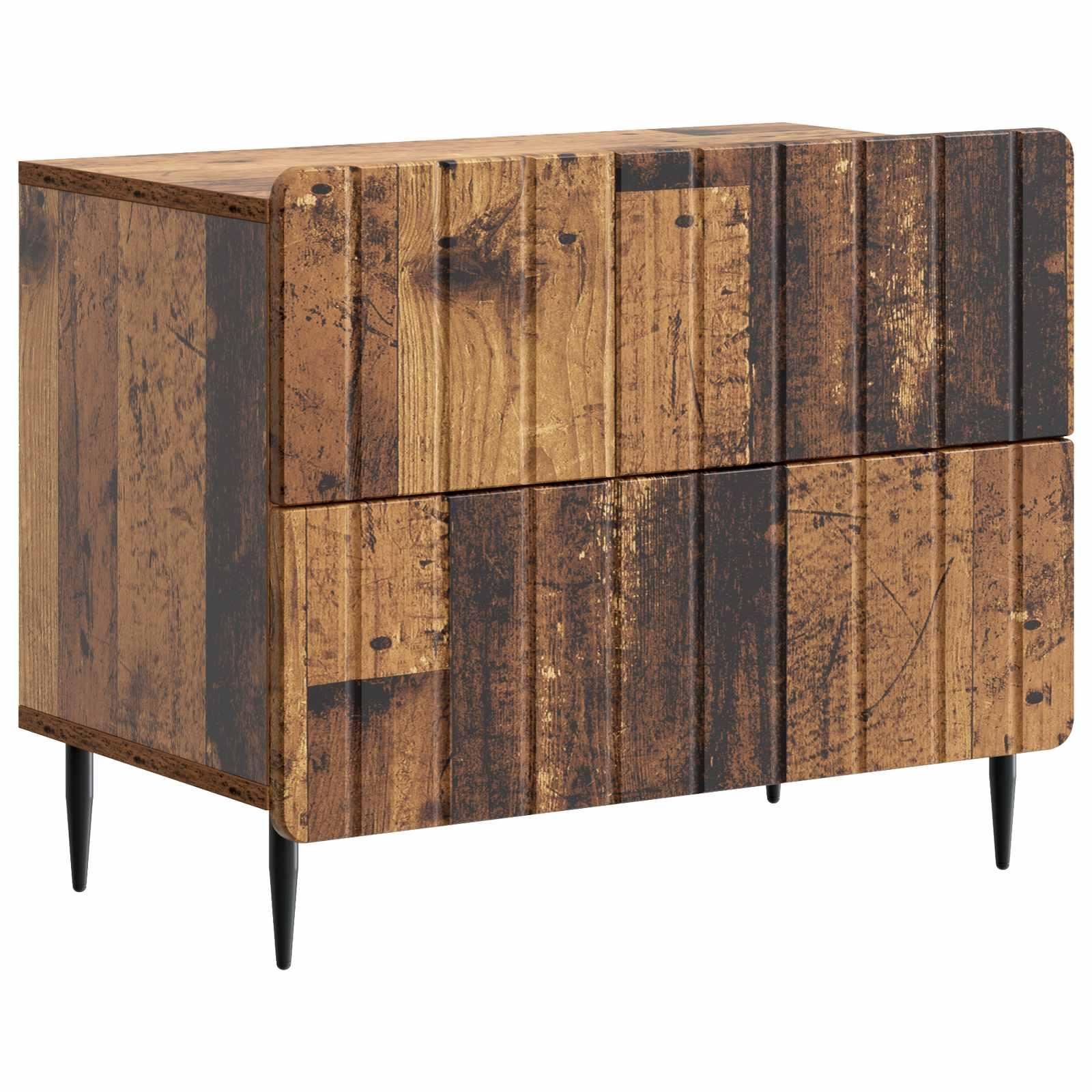 Natskab Gammelt træ 62 x 34,5 x 49,5 cm Konstrueret træ