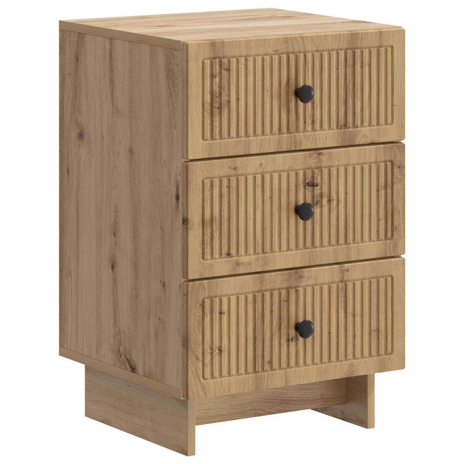 Natskab med skuffe Artisan-eg 43 x 41 x 66,5 cm Konstrueret træ
