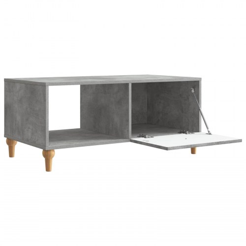 Sofabord Betongrå 90 x 50 x 40 cm Konstrueret træ