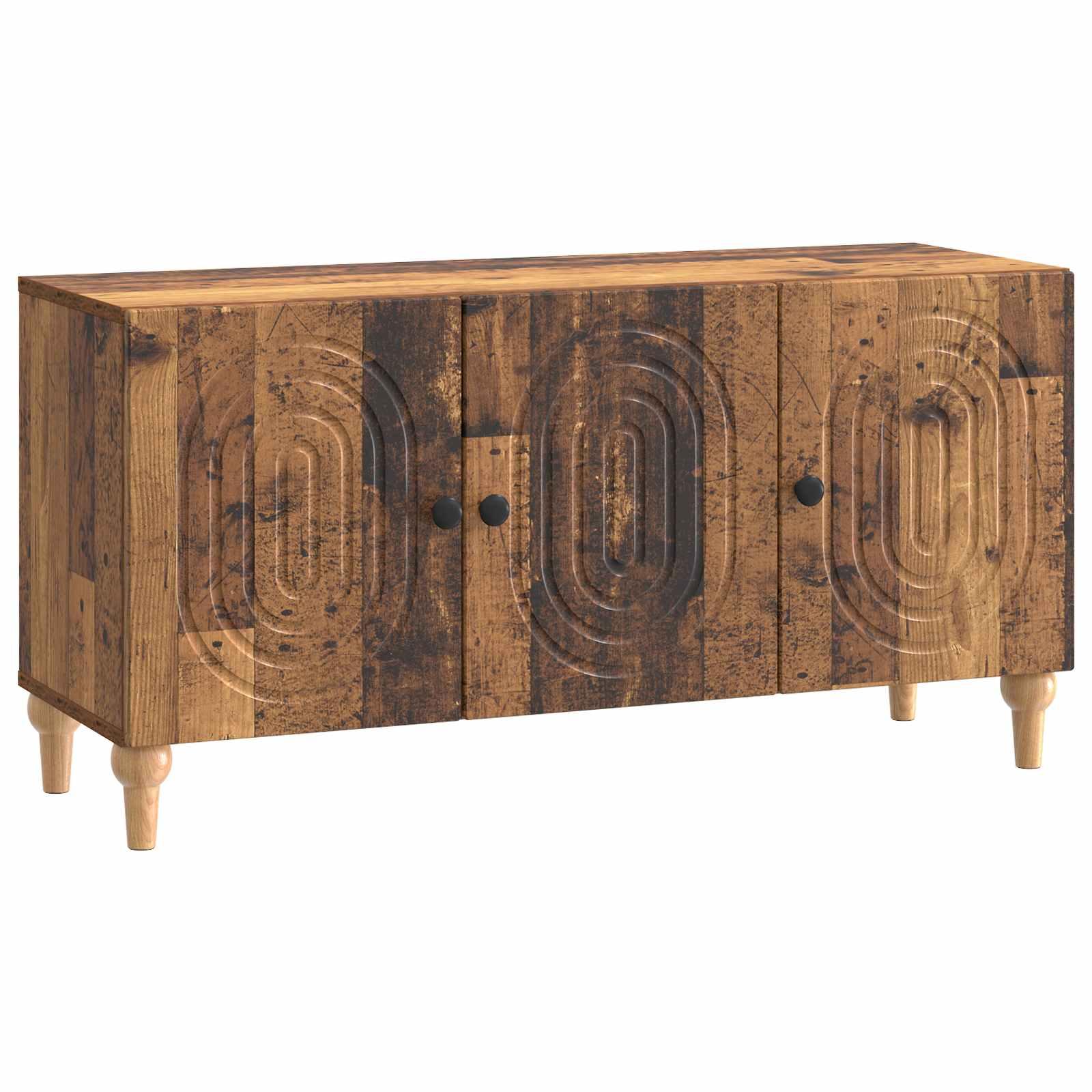TV-skab Gammelt træ 99 x 34,5 x 50 cm Konstrueret træ