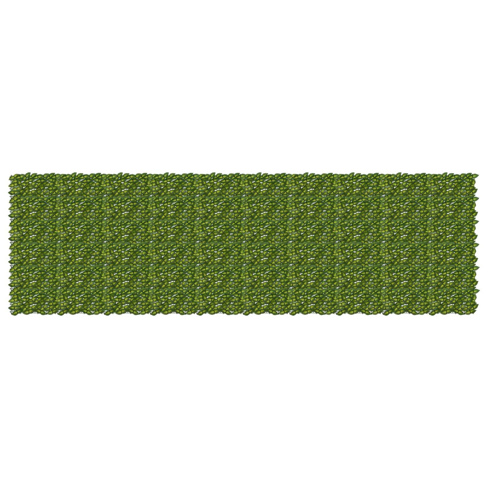 Altanscreen med blade Grøn og Gul 500 x 150 cm