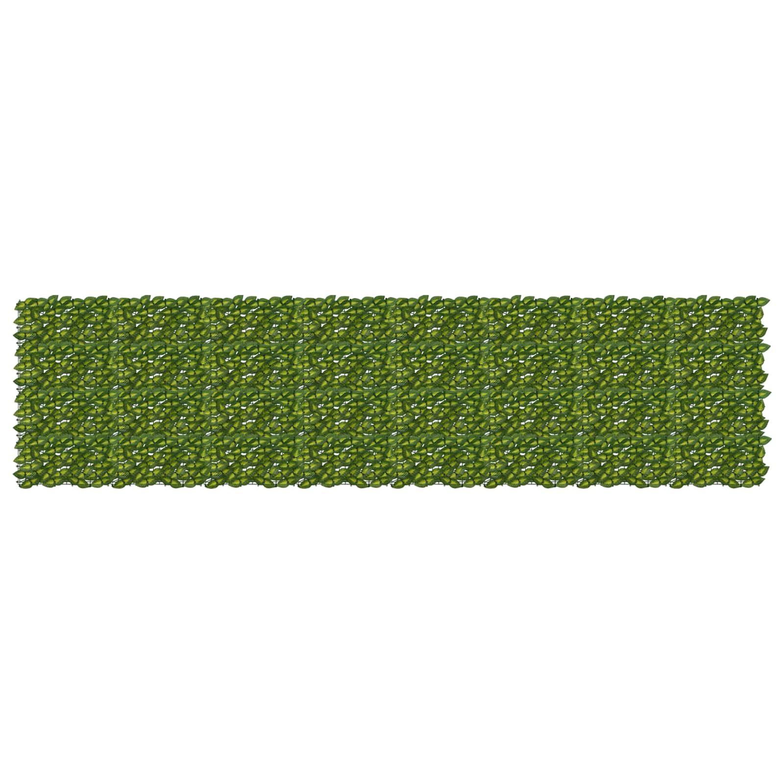 Altanscreen med blade Grøn og Gul 400 x 100 cm