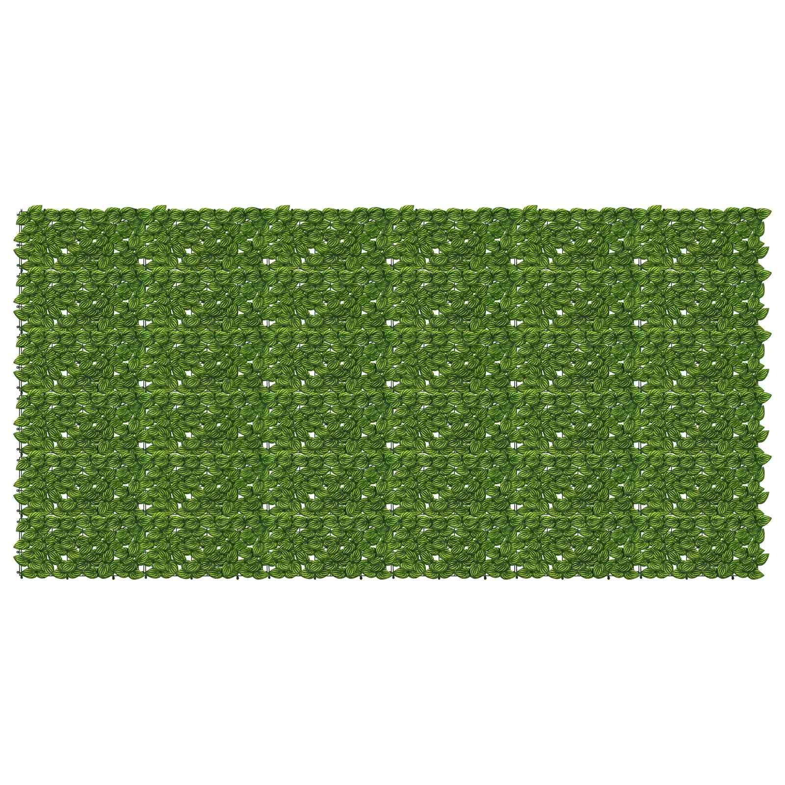Altanscreen med blade Grøn og Gul 300 x 150 cm