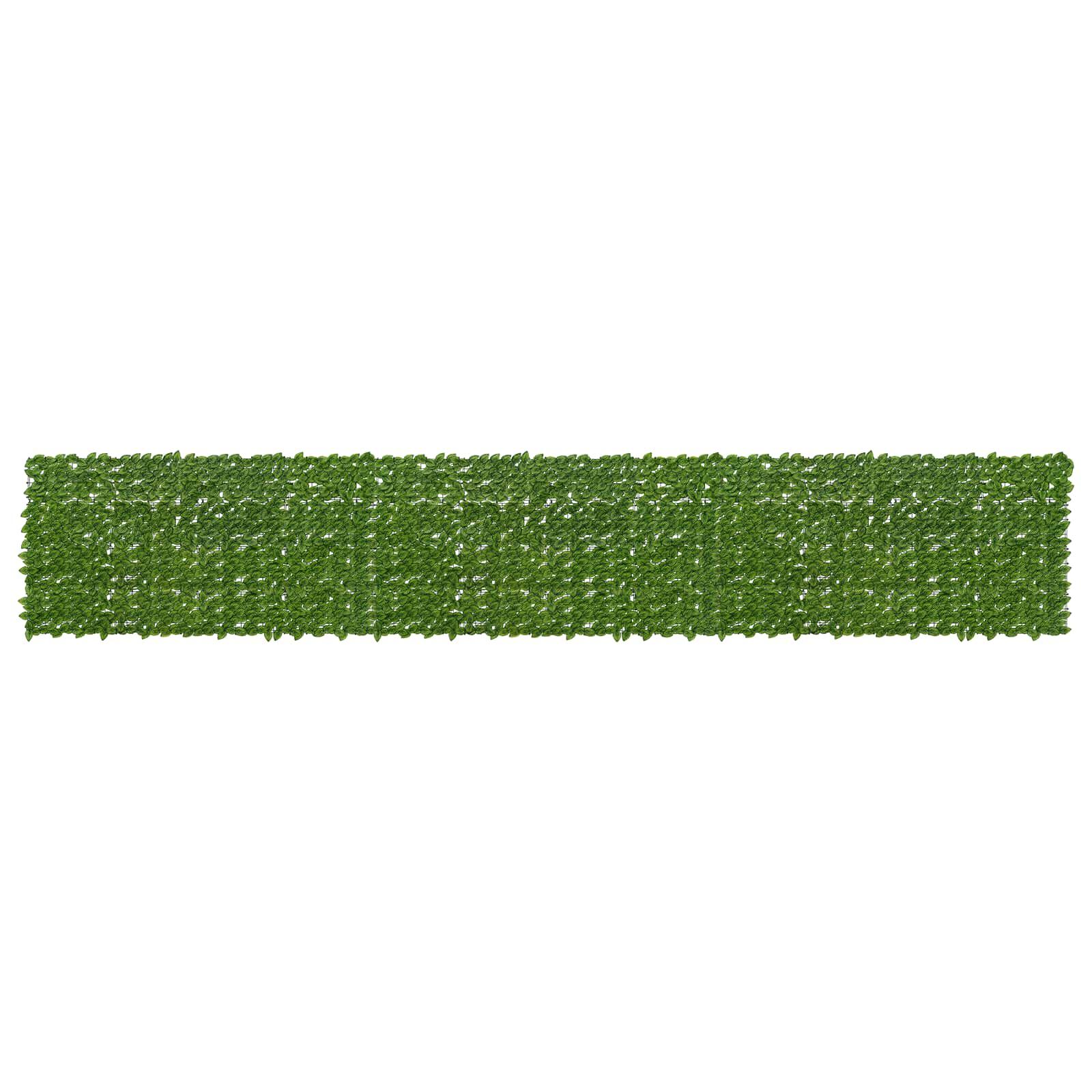 Altanscreen med blade Grøn og Gul 600 x 100 cm