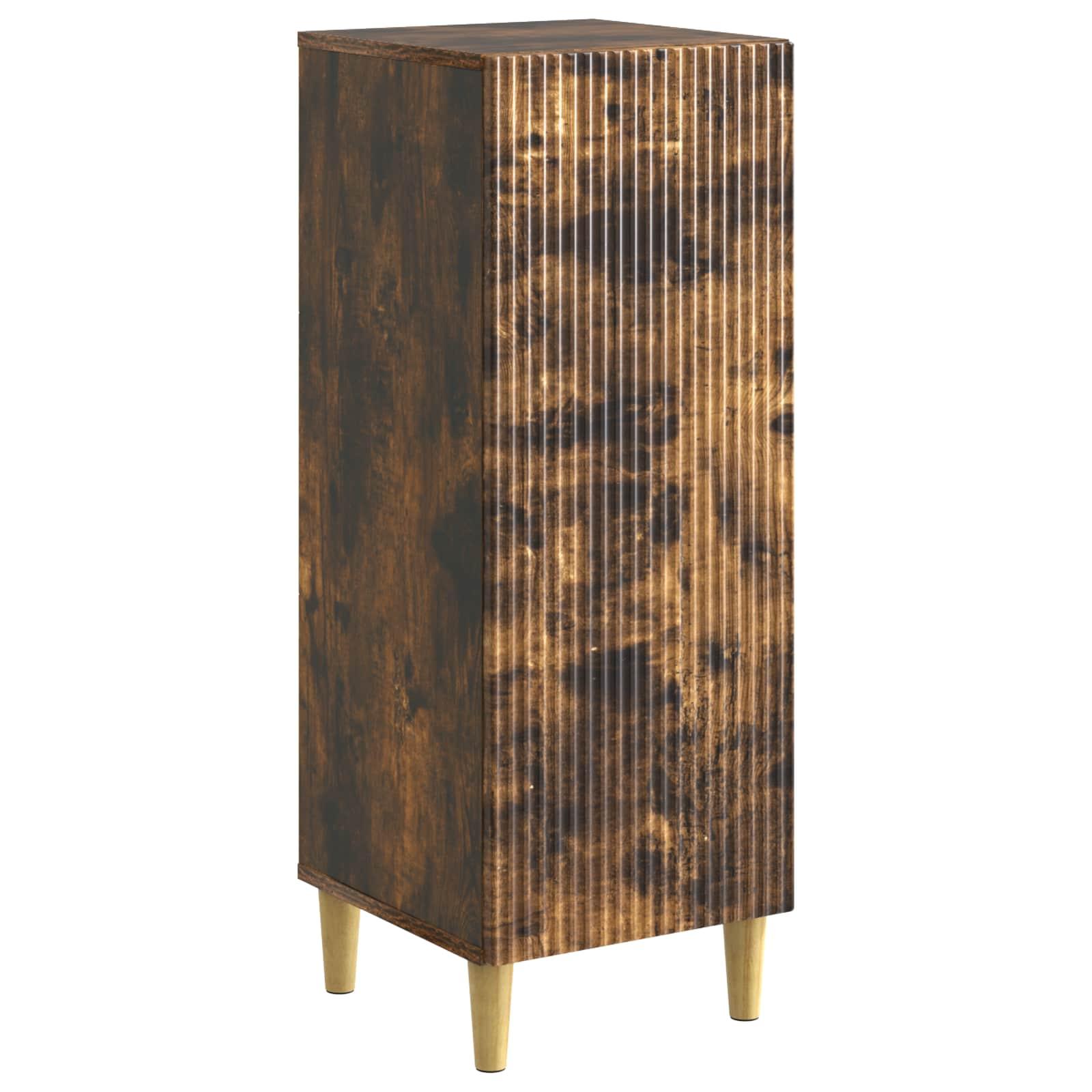 Sidebord Røget eg 33 x 34,5 x 90 cm Konstrueret træ