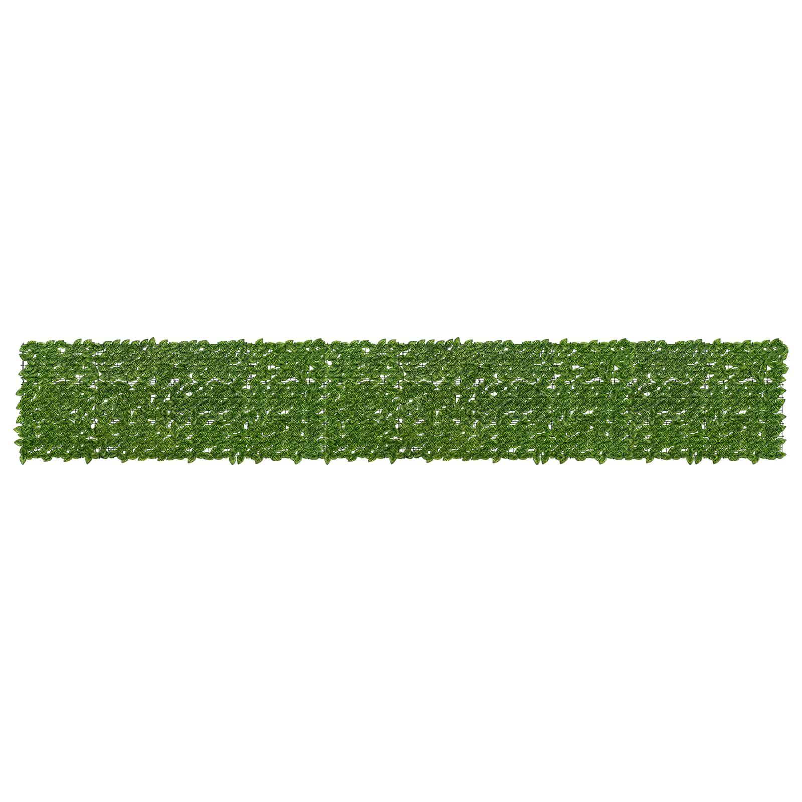 Altanscreen med blade Grøn og Gul 500 x 75 cm