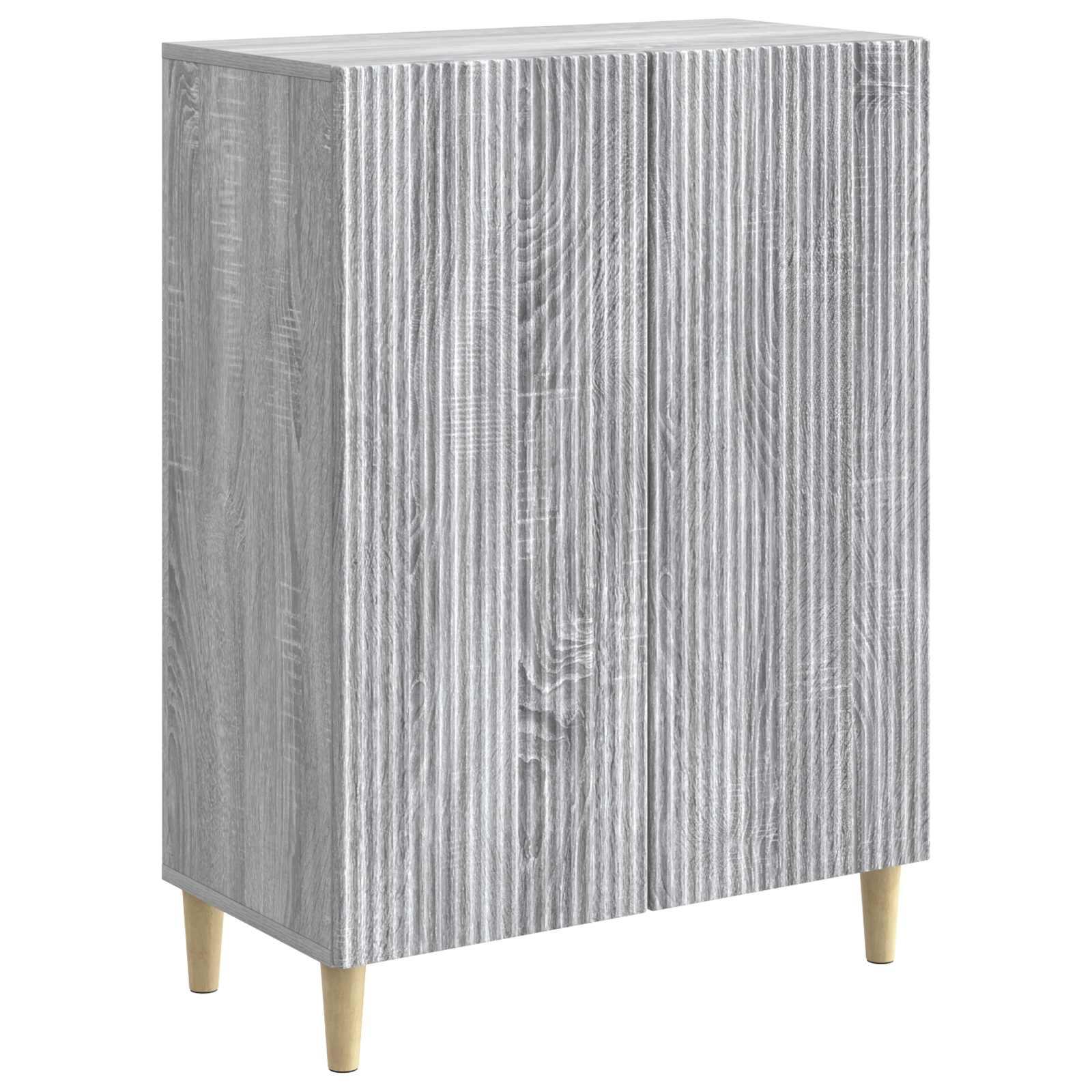 Sideboard 66 X 34,5 X 90 Cm Konstrueret Træ - Grå sonoma-eg