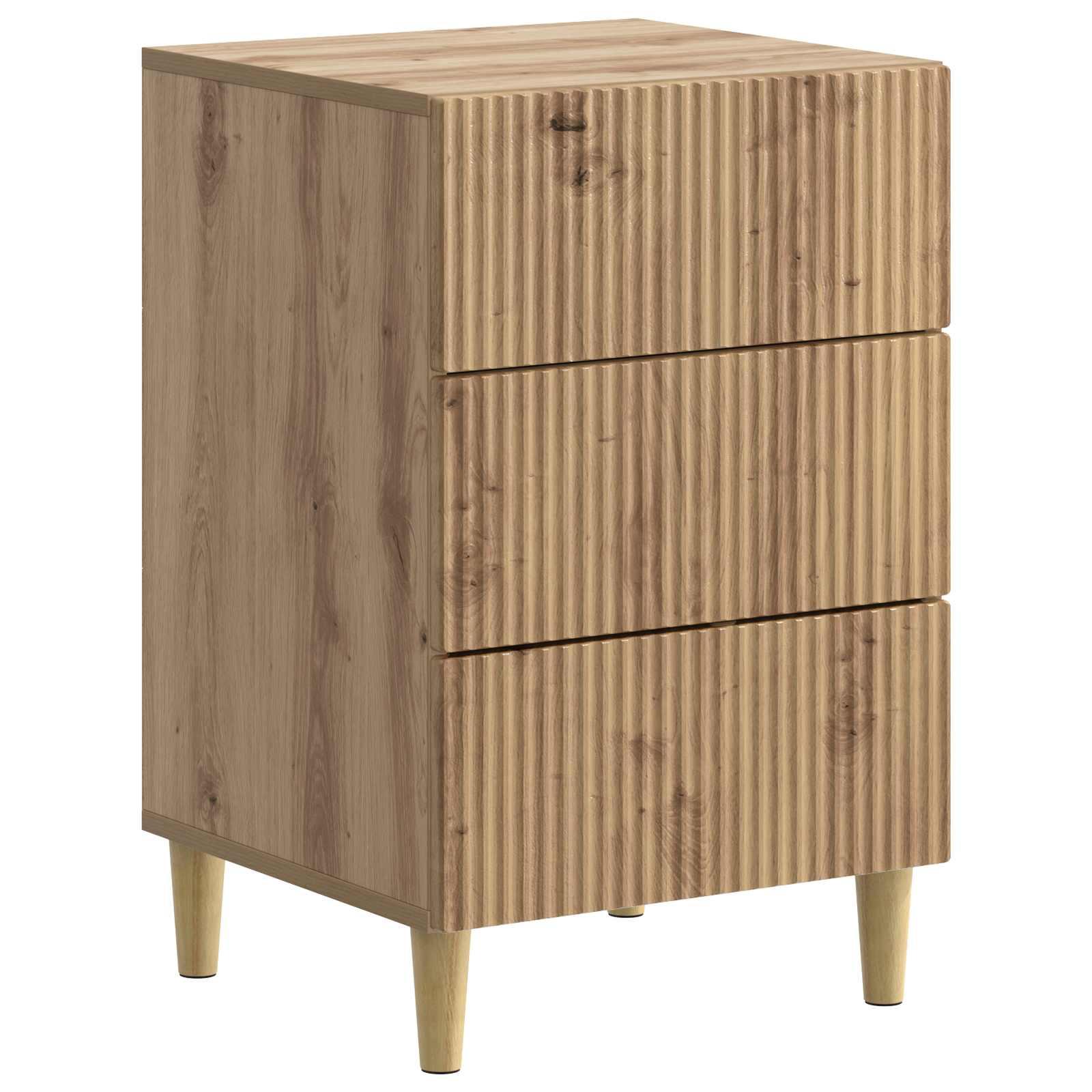 Natskab med skuffe Artisan-eg 43 x 41 x 66,5 cm Konstrueret træ