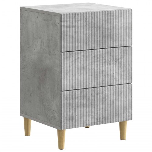 Natskab med skuffe Betongrå 43 x 41 x 66,5 cm Konstrueret træ