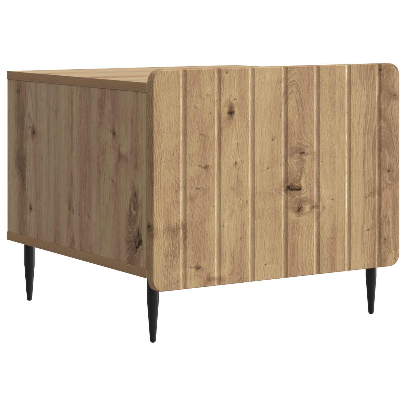 Sofabord med skuffe Artisan-eg 49 x 50 x 42 cm Konstrueret træ