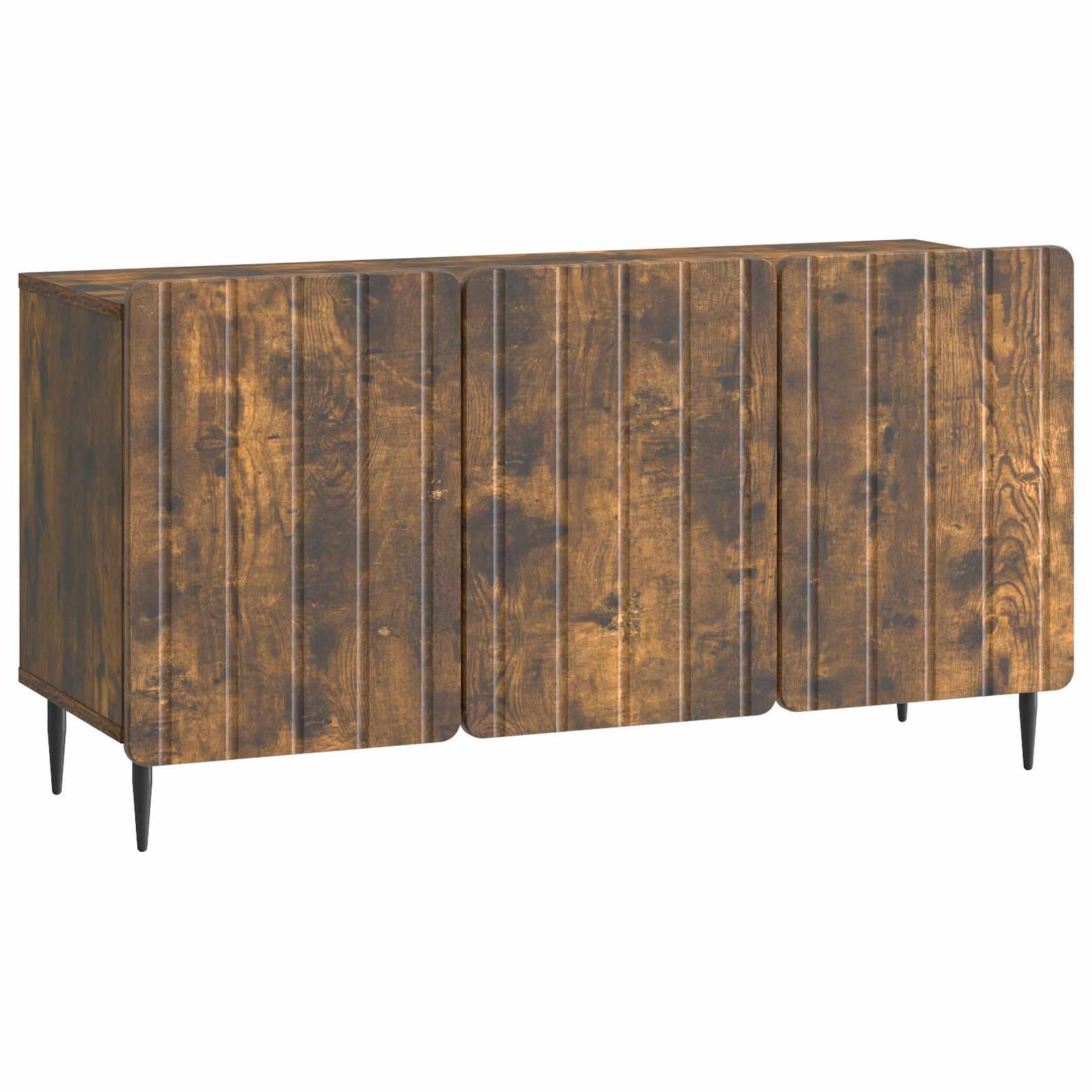 TV-skab Røget eg 99 x 34,5 x 52 cm Konstrueret træ