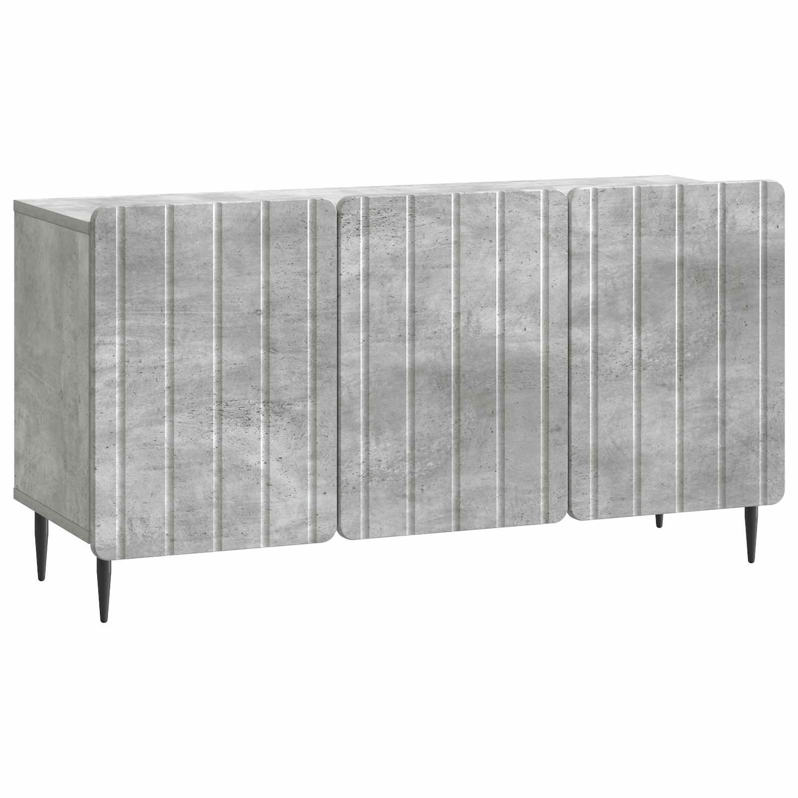 TV-skab Betongrå 99 x 34,5 x 52 cm Konstrueret træ
