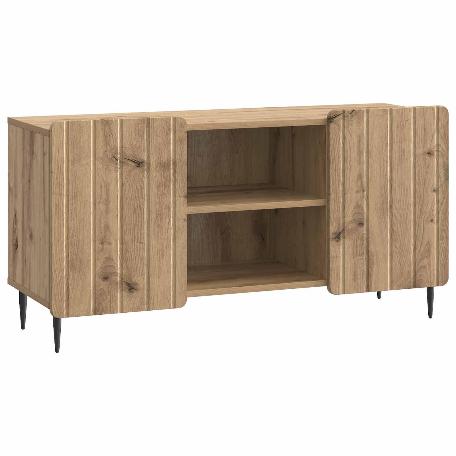TV-bord i artisan-eg 102 × 34,5 × 52 cm - konstrueret træ