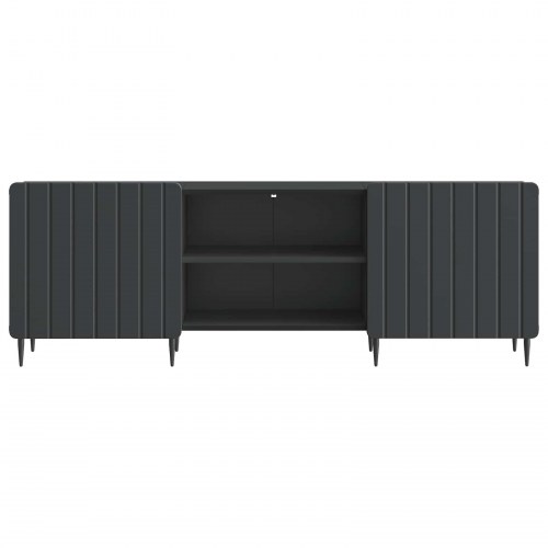 TV-skab Sort 150 x 31 x 52 cm Konstrueret træ