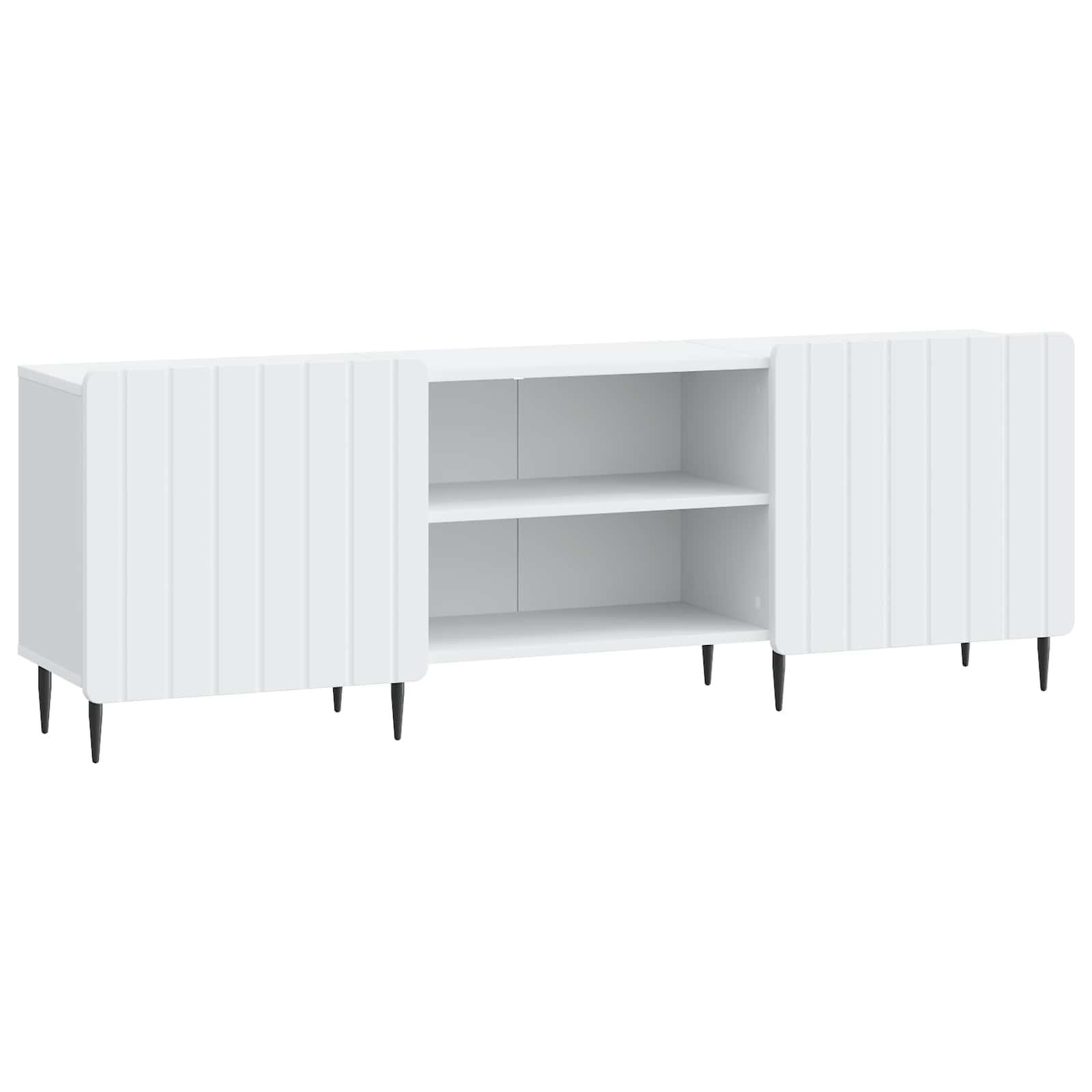 TV-skab Hvid 150 x 31 x 52 cm Konstrueret træ