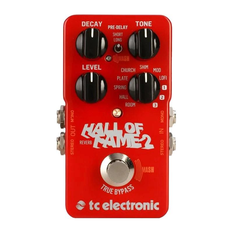 TC Electronic Hall of Fame 2 - reverb-guitarpedal (rød)