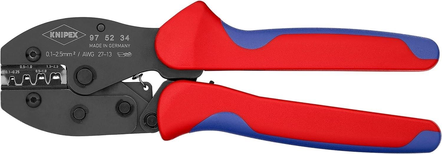 KNIPEX 97 52 34 pressetang til stik - 0,1-2,5 mm² billede