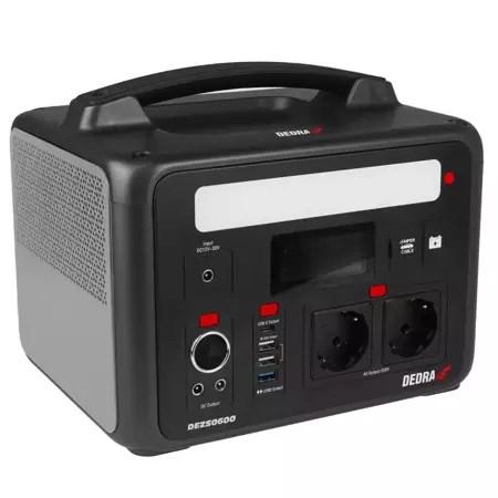 DEDRA DEZS0600 Power Station - 600 W bærbar strømstation 640 Wh billede