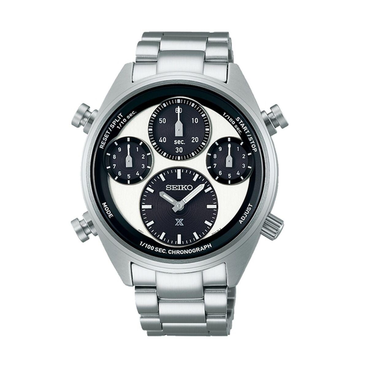 Seiko SFJ001P1 herreur - solardrevet kronograf i rustfrit stål