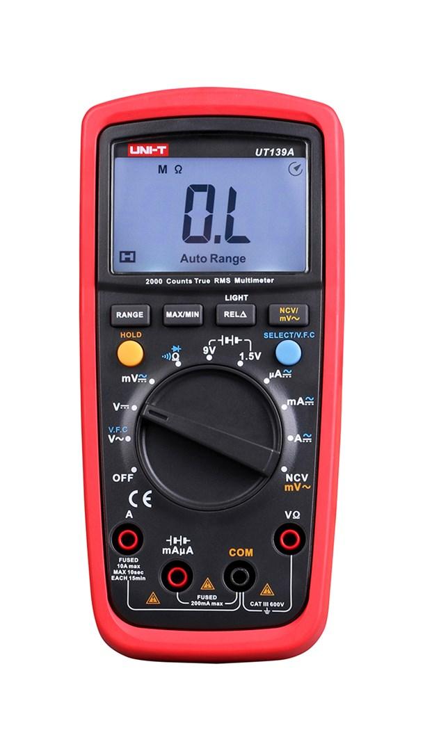 UNI-T UT139A multimeter - True RMS, auto-range