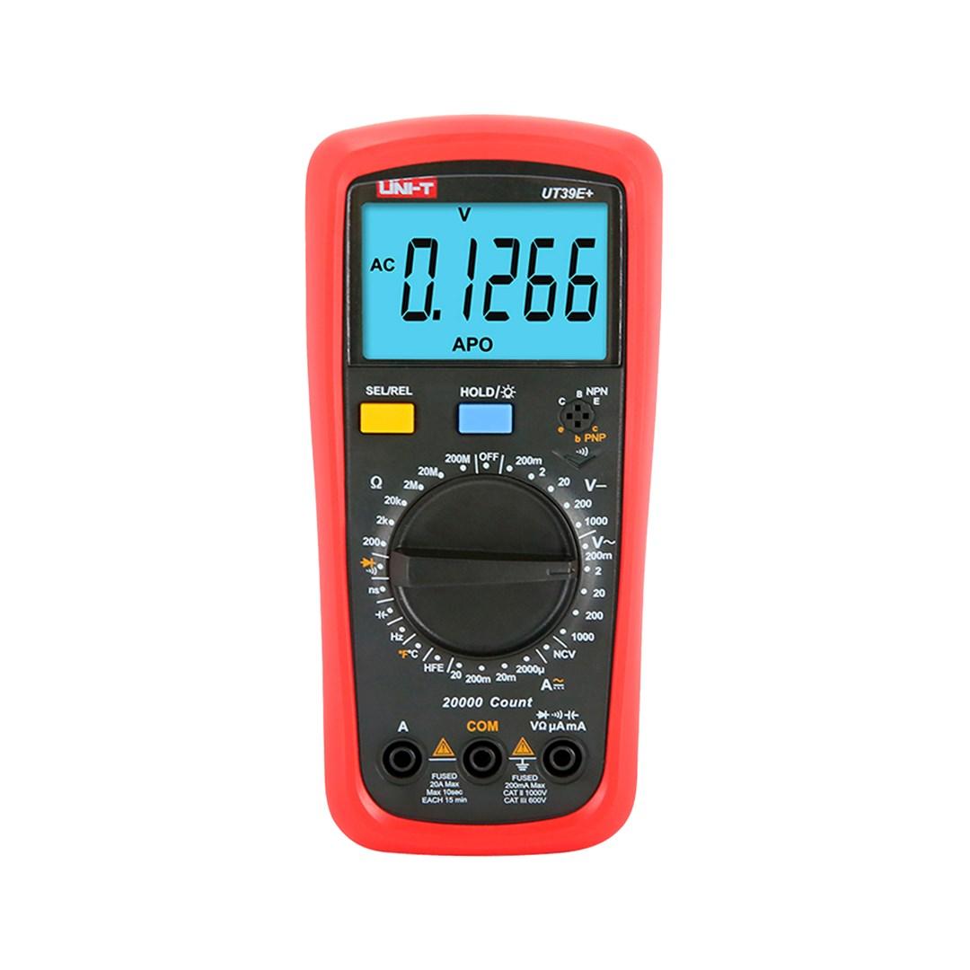 UNI-T UT39E+ digitalt multimeter - sand RMS måleinstrument