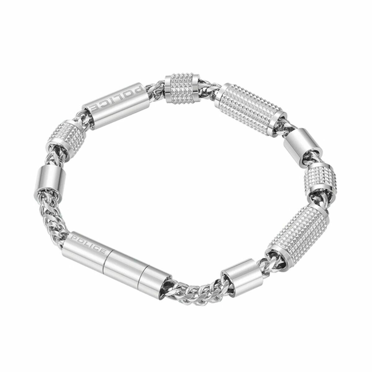 Police PEAGB0001116 - armbånd til mænd i stållook