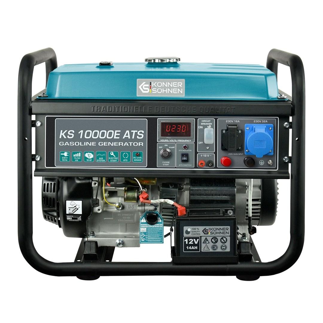 KÖNNER & SÖHNEN GENZYNIC GENERATOR 7,5kW 230V KS 10000E ATS, EL-start
