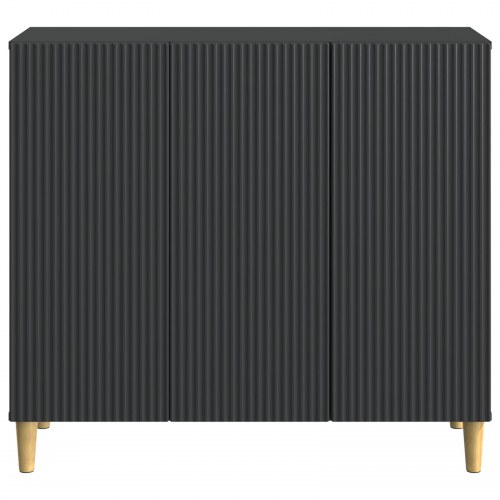 Sidebord Sort 89 x 34,5 x 80 cm Konstrueret træ