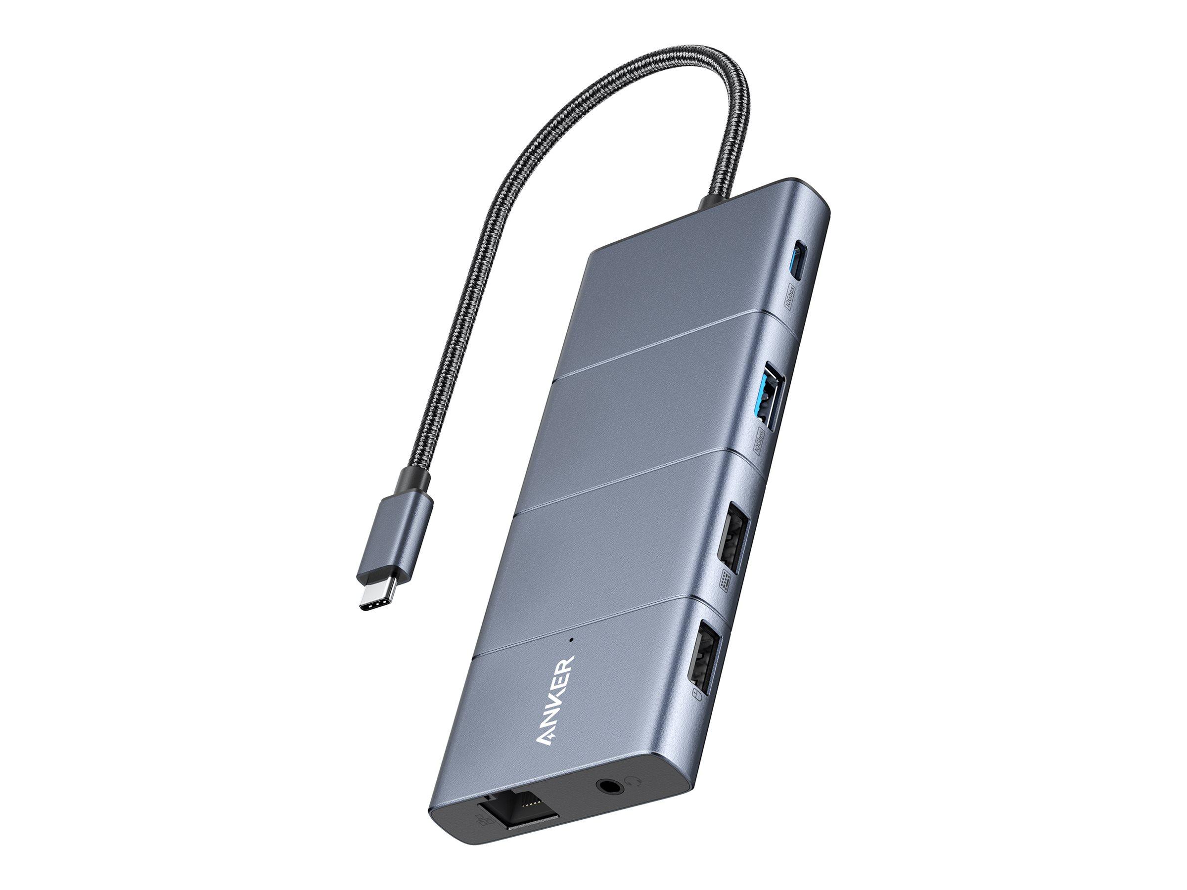 Anker 565 USB‑C dockingstation med HDMI/DP og 1GbE billede